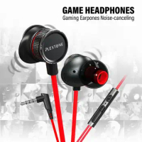 PLEXTONE G15 3.5mm Wired In-Ear Earphone Volume Control Game Headphone with Mic