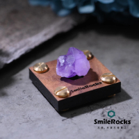 【SmileRocks 石麥】紫羅蘭紫水晶簇 No.104540275(附SmilePad 4.5X4.5底板)