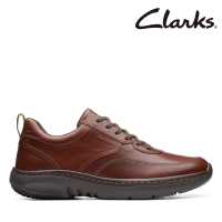 【Clarks】男鞋 Clarks Pro Lace 優質皮感柔軟透氣休閒鞋(CLM75193C)