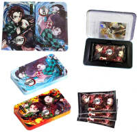 Demon Slayer Cards Anime Cards Tanjirou Kamado Nezuko Character Collection Card Children Toy Gift