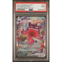 2021 Pokemon Sword & Shield Fusion Strike #271 Fa/Gengar Vmax Fusion Strike-Secret PSA 9 (PSAK-8)