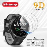 Tempered Glass for Garmin Forerunner 965 HD Clear Cover Antiscratch Protective Film for Garmin Watch Glass Screen Protectors