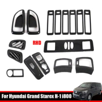 RHD For Hyundai Grand Starex H-1 i800 2018 2019 2020 interior accessories window switch cover air condition swtich outlet cover