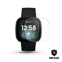 T.G Fitbit Versa 3 高透3D防爆定位水凝膜螢幕保護貼-滿版(2入)