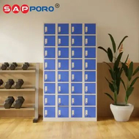 SAPPORO STUTTGART - Loker Besi 32 Pintu | Steel Locker 32 Doors GW Red