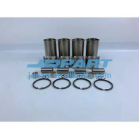 4JB1 Engine Cylinder Liner Kit With Piston Rings Set Sleeve For Isuzu