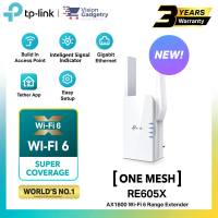 TP-Link RE605X AX1800 WiFi 6 Dual Band Range Extender Repeater OneMesh Access Point
