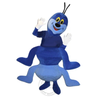 New Adult Blue Centipede Mascot Costume Christmas costume theme fancy dress Carnival performance apparel