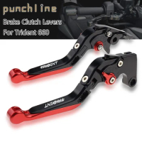 Fit Trident 660 2021-2023Clutch Handles For Trident660 Folding Extendable Brake Levers