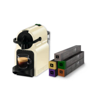 【Nespresso】膠囊咖啡機 Inissia(義式咖啡館50顆組/送禮/入厝/義式/隨身)