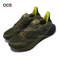 Adidas 慢跑鞋 4DFWD Pulse 運動 男鞋 反光 綠 黑 Q46219