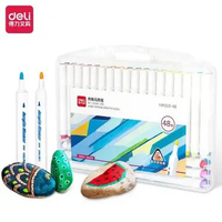 Deli Spidol Akrilik / Acrylic Marker 48 Colors HM315 48 Warna
