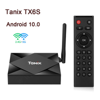 Tanix TX6S Android 10.0 TV  2G8G Allwinner H616 Chip 2.4 &amp; 5.8G Dual WiFi Bluetooth 8K HD Smart Set-top  4G64G