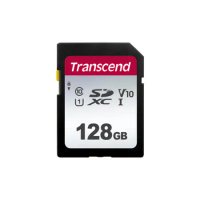 Transcend 創見 300S 128G SDXC Class 10  U1 V10 記憶卡