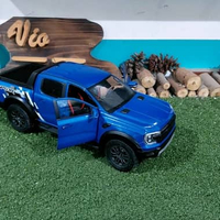 Diecast Miniatur Ford Ranger Raptor biru skala 1:18
