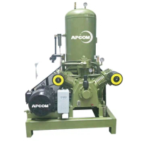 APCOM compressor High pressure 40 30 20 bar PET air compressor for laser cutting machine