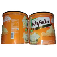 Wafello Wafer Durian 228gr, Wafello Wafer Keju 228gr, Wafello Wafer Caramel 228gr, Wafello Wafer Cok