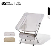 Mobi Garden Nature Hike Camping Chair Tourist Chair Portable Folding Chair Outdoor Picnic Fishing Aluminum Backrest Chair