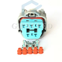 2 Sets 5 Pin 6189-0618 Oil/Fuel Pump Car Plug Gasoline Pump Connector AC Assembly Socket For Honda Fit Civic Odyssey CRV VEZEL