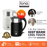 IONA 1.8L Electric Kettle Water Boiler | Keep Warm Cool Touch Cordless Kettl Electric - GLK1826