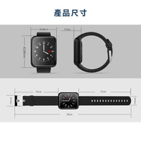 錶帶賣場 HANLIN-H19 門禁感應運動心率手錶配件錶帶
