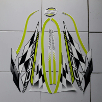 Striping motor / stiker honda scoopy sporty 2018 hijau
