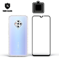T.G vivo X50e 手機保護超值3件組(透明空壓殼+鋼化膜+鏡頭貼)