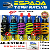 RS150 RSX150 VF3i RFS150 Y16ZR Y16 Y15 Y15ZR LC135 Penyerap Kejutan Monoshock Boleh Laras Espada Api
