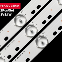 2 Pcs/set 32in 570mm LED Backlight Strip for JVC 10LED IC-B-CNA032D127 EM32H660,PROSCAN LED PLDV321300,X32,LE3342 TH315LK11-ABW1