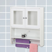 【米朵Miduo】2.2尺壓克力兩門塑鋼浴室吊櫃 收納櫃 置物櫃 防水塑鋼家具