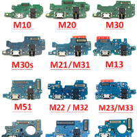 10Pcs USB Charger Charging Port Connector Flex Cable For Samsung M31 M31S M51 M10 M20 M30 M30s M21s M32 M52 M62 M13 M33 M53 5G