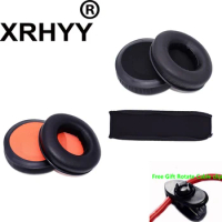 XRHYY Replacement Ear Pads &amp; Headband Cushion For Razer Kraken Sony V700 JBL Synchros S700 Pioneer HDJ1000 HDJ2000 Headpones