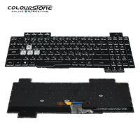 Russian Laptop Keyboard ROG GL704 Strix SCAR Keyboard RU with RGB Backlight Laptop Notebook Keyboard