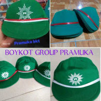 Topi HW Muhammadiyah pita polos sablon/Bordir bijian