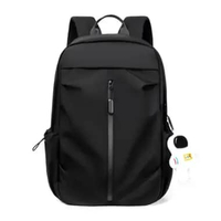 MND Tas Ransel Backpack Sekolah / Kuliah / Tas Ransel Laptop 13 - 15.6 Inch Hitam