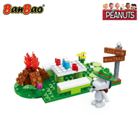 【Fun心玩】NO.7516 BanBao 邦寶積木 SNOOPY 史努比系列 野餐趣(樂高Lego通用) 積木