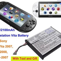 Cameron Sino 2100mAh Game Console Battery 4-451-971-01, SP86R for Sony PCH-2007, PS Vita 2007, PSV2000