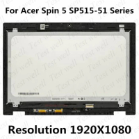 15.6" for acer Spin 5 SP515-51N NP515-51 FHD LCD Laptop Touch Screen Digitizer Assembly with Frame Bezel