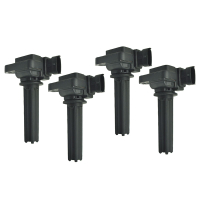 H6T60271 12787707คอล์ยจุดระเบิด4ชิ้นสำหรับ Saab 9-3 9-3X Mitsubishi Vauxhall 2.0L H4 Opel Cadillac B