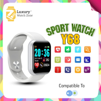 Jam Tangan Olahraga Model Y68 Sport | Smartwatch Series Y68 SportWatch Original Bluetooth & Pendetek