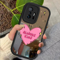 เคสสำหรับ Xiaomi 11T Pro MI 11T PRO, เคสหลังลายเสมอ, พื้นผิวกระจก, กันกระแทก, เคสป้องกันกล้อง, เคส