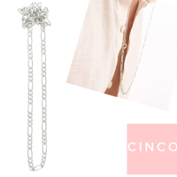 【CINCO】葡萄牙精品 Nico necklace 925純銀 素面項鍊 簡約百搭款 50公分(925純銀)