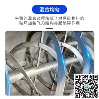 辰達飼料臥式混合機臥式不銹鋼攪拌機和面機混床一體機烘干雙螺帶