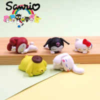 Sanrio Model Hello Kitty Kuromi Mymelody Cinnamoroll Kawaii Children's Birthday Toy Gift Doll Cute Anime Peripheral Figure