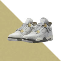 【NIKE 耐吉】休閒鞋 Air Jordan 4 Retro SE Craft 工藝光子 灰兔子 麂皮 AJ4 男鞋 DV3742-021