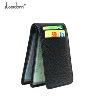 Genuine Leather Card Holder Men Driver License Bag High Quality card case Women Id Card Holder 3 Folds With 4 Windows A229