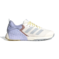 adidas 愛迪達 Dropset 3 Trainer W 女鞋 米白紫色 健身 緩震 運動 訓練鞋 慢跑鞋 JI3903