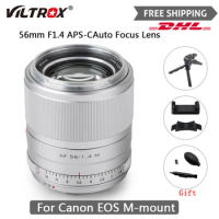 Viltrox 23/33/56mm F1.4 APS-C EF-M Lens Auto Focus Portrait Lens Prime Lens For Canon EOS Mount Camera M5 M10 M100 M200 M50 M6