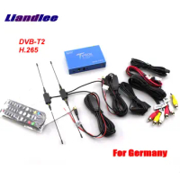 Model DVB-T2-T116 H265 H.265 Car Digital TV Receiver For Germany D-TV Mobile Box 2 Antenna HD 1080P MPEG-4