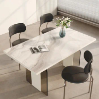 Light Luxury Marble Decorate Dining Table Mats Waterproof Oil-proof Anti-scalding PVC Leather Mat Wash-free Desk TV Cabinet Mat